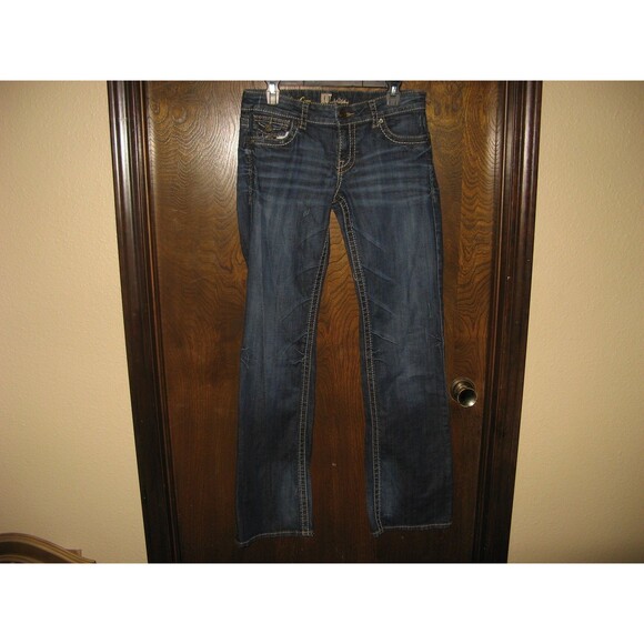 Kut From The Kloth Dark Wash So Low Low Rise Bootcut Jeans Y2K Women’s Size 8 - Picture 1 of 4